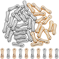 60Pcs 2 Colors Brass Beads&nbsp;KK-BBC0019-65