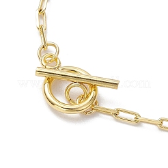 Brass Paperclip Chains Bracelets for Women&nbsp;BJEW-JB10398