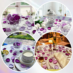 Polyester Artificial Rose Flower Petals&nbsp;AJEW-WH20067-107A