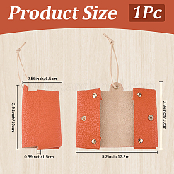 1Pc Imitation Leather Pocket Tissue Holder&nbsp;AJEW-CL0003-19A