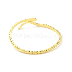 Green Cubic Zirconia Snake Wrap Open Cuff Bangle&nbsp;BJEW-M231-03G