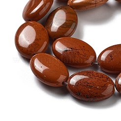 Natural Red Jasper Beads Strands&nbsp;G-P528-M18-01