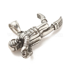 304 Stainless Steel Pendants&nbsp;LS-STAS-G259-01AS
