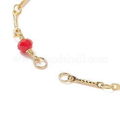 Glass Bead Chain Bracelet Making&nbsp;AJEW-JB01150-09