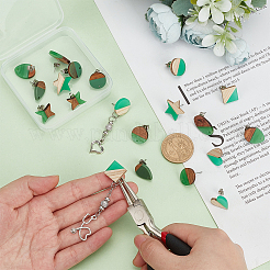 DIY Two Tone Stud Earring Making Finding Kits&nbsp;DIY-PH0006-52