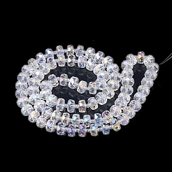 Electroplate Glass Beads Strands&nbsp;EGLA-Q093-10mm-A04