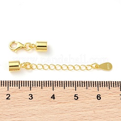925 Sterling Silver Curb Chain Extender&nbsp;STER-G039-02B-G