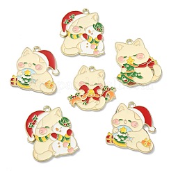 20Pcs 4 Styles Alloy Enamel Pendants&nbsp;ENAM-CJ0004-94