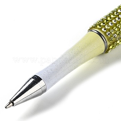 Plastic & Iron Beadable Pens&nbsp;LS-AJEW-H147-01E