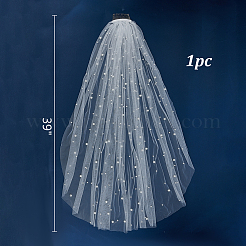Cloth Mesh Bridal Veils&nbsp;AJEW-WH0609-439