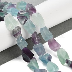 Raw Rough Natural Fluorite Beads Strands&nbsp;G-G116-B01-01