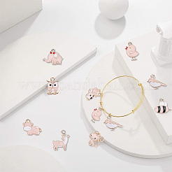 Alloy Enamel Pendants&nbsp;ENAM-BC0001-03