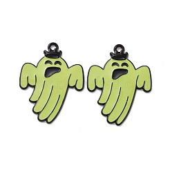 Halloween Theme Rack Plating Alloy Enamel Pendants&nbsp;PALLOY-O109-50EB