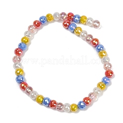 Electroplate Glass Beads Strands&nbsp;EGLA-G039-01A-01