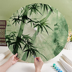 DIY Blank Craft Paper Umbrella&nbsp;DIY-WH0723-059