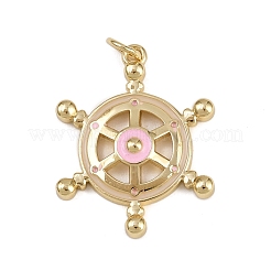 Brass Enamel Pendants&nbsp;KK-B150-21G