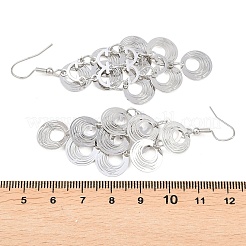 Brass Dangle Earrings&nbsp;EJEW-B157-02D-P