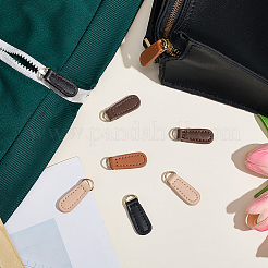 8Pcs 4 Colors Leather Zipper Heads&nbsp;FIND-CL0001-34