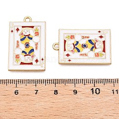 Rack Plating Alloy Enamel Pendants&nbsp;X1-ENAM-N056-392A-KCG