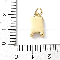 Brass Enamel Pendants&nbsp;KK-B155-18G