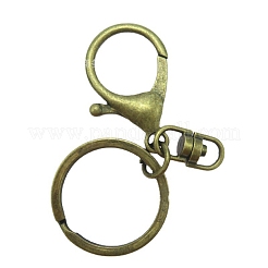 10Pca Iron with Zinc Alloy Keychain Clasps&nbsp;PW-WG98F39-01
