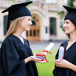 40 Sets 5 Colors Graduation Cap Paper Folding Gift Boxes&nbsp;CON-GA0001-13