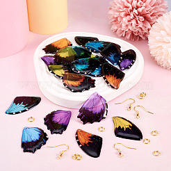 DIY Butterfly Wing Earring Making Kit&nbsp;DIY-TA0005-12