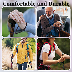 2Pcs 2 Colors Nylon Walking Stick Wrist Straps&nbsp;AJEW-HY0002-76