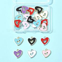 22Pcs 11 Colors Alloy Enamel Pendants&nbsp;ENAM-FS0003-69