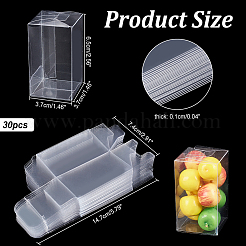 Transparent Plastic Gift Boxes&nbsp;CON-WH0086-042