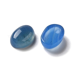 Natural Blue Agate Cabochons&nbsp;G-F605E-10B
