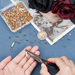 100Pcs 304 Stainless Steel Ball Stud Earring Post&nbsp;STAS-DC0011-28