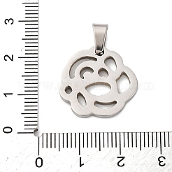 304 Stainless Steel Pendants&nbsp;STAS-P393-02P