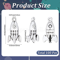 100Pcs Tibetan Style Alloy Pendant Rhinestone Settings&nbsp;TIBE-SC0002-58