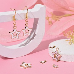 80Pcs 4 Styles Alloy Enamel Pendants&nbsp;ENAM-LS0001-27LG