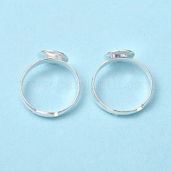 Brass Pad Ring Base Findings&nbsp;X-EC022-S