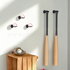 12 Bags 2 Styles Wall Mounted Iron Baseball Storage Holder&nbsp;AJEW-WA0004-06
