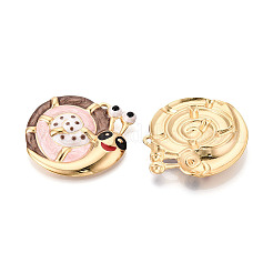 304 Stainless Steel & Enamel Pendants&nbsp;STAS-T073-63C-G