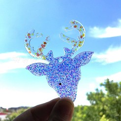 DIY Christmas Reindeer Head Pendant Silhouette Silicone Molds&nbsp;SIMO-B006-04