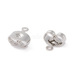 Brass Ear Nuts&nbsp;X-KK-P001-75P