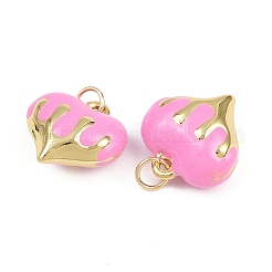 Brass Enamel Pendants&nbsp;KK-L240-03G