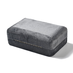 Rectangle Iron Covered with Velvet Jewelry Set Storage Boxes&nbsp;CON-K002-07B
