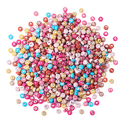2 Styles Opaque Acrylic Beads&nbsp;PACR-TA0001-15A