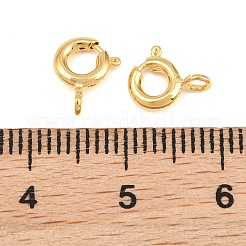 Brass Spring Rings&nbsp;KK-CBAA0F5-03G