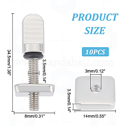 316 Stainless Steel Fin Screw for Longboard&nbsp;FIND-WH0111-132