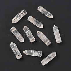 Natural Quartz Crystal Pointed Pendants&nbsp;G-D460-01W