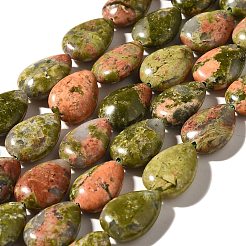 Natural Unakite Beads Strands&nbsp;G-I377-A27