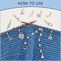 DIY Christmas Knitting Tool Sets&nbsp;HJEW-BC00022