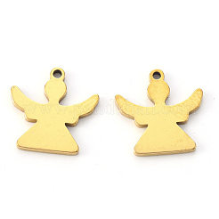 PVD Vacuum Plating 304 Stainless Steel Charms&nbsp;STAS-N092-93G