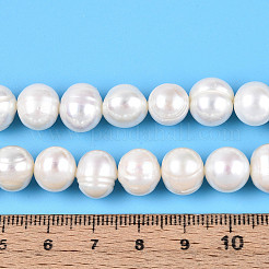 Natural Cultured Freshwater Pearl Beads Strands&nbsp;PEAR-N013-10G
